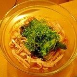 棒棒鶏タレ+コチュジャン＝ビビン麺♪